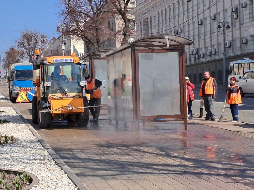 Работа курских дорожных служб не останавливается.