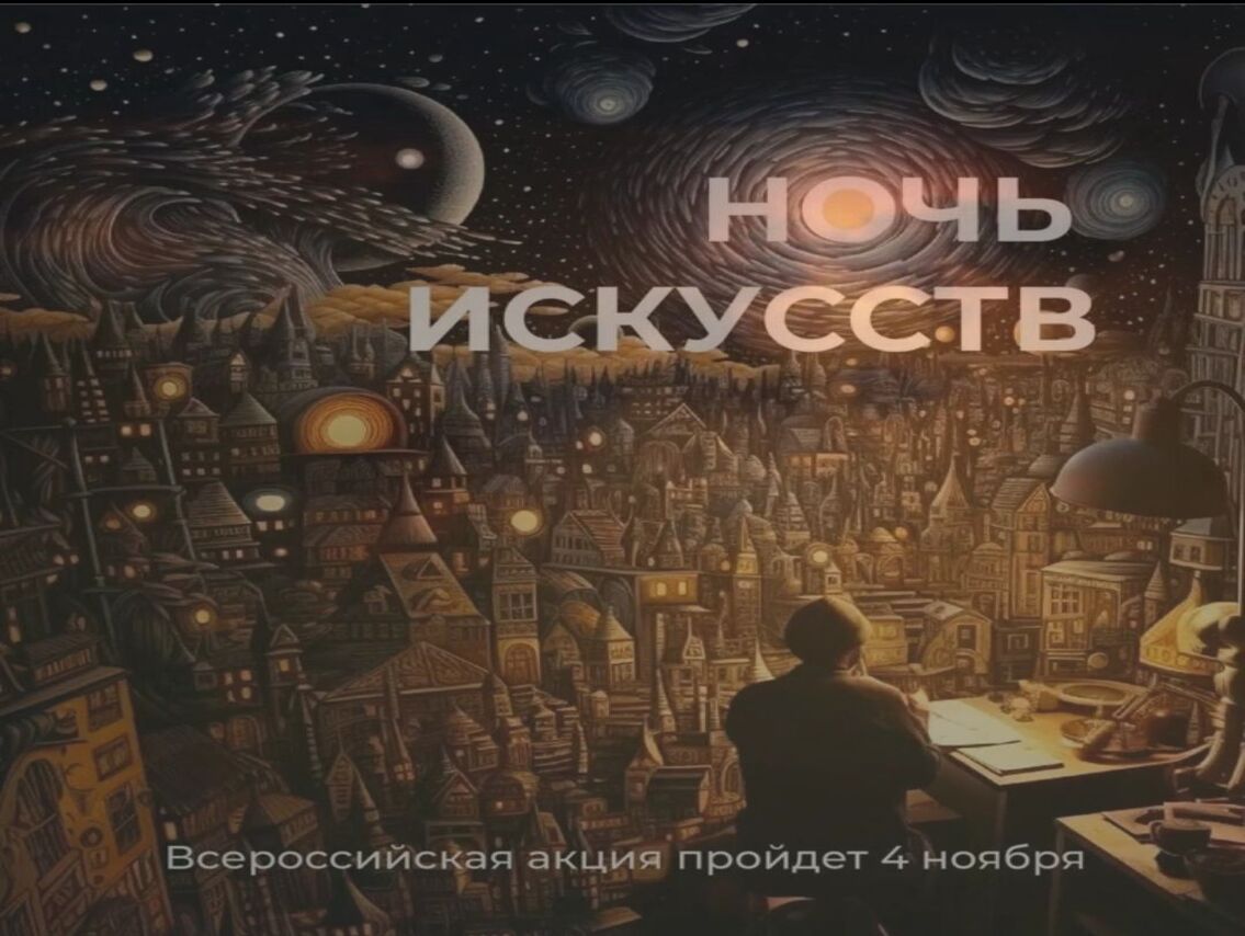 4 ноября по всей стране состоится Всероссийская акции «Ночь искусств».