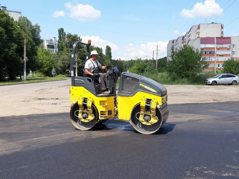 «Квадра» завершает в Курске благоустройство участка на улице Орловской.