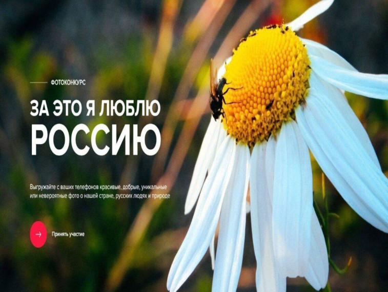 Успейте поучаствовать в 9-м сезоне фотоконкурса «За это я люблю Россию». Успейте поучаствовать в 9-м сезоне фотоконкурса «За это я люблю Россию».